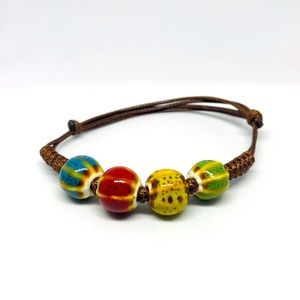 Handmade Adjustable Beaded Bracelet
